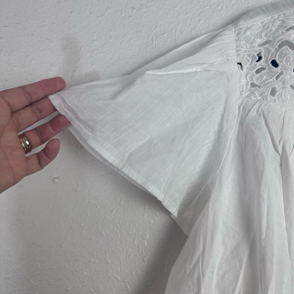 Knox Rose White Short Sleeve Button Down Shirt Size XXL - Picture 2 of 5